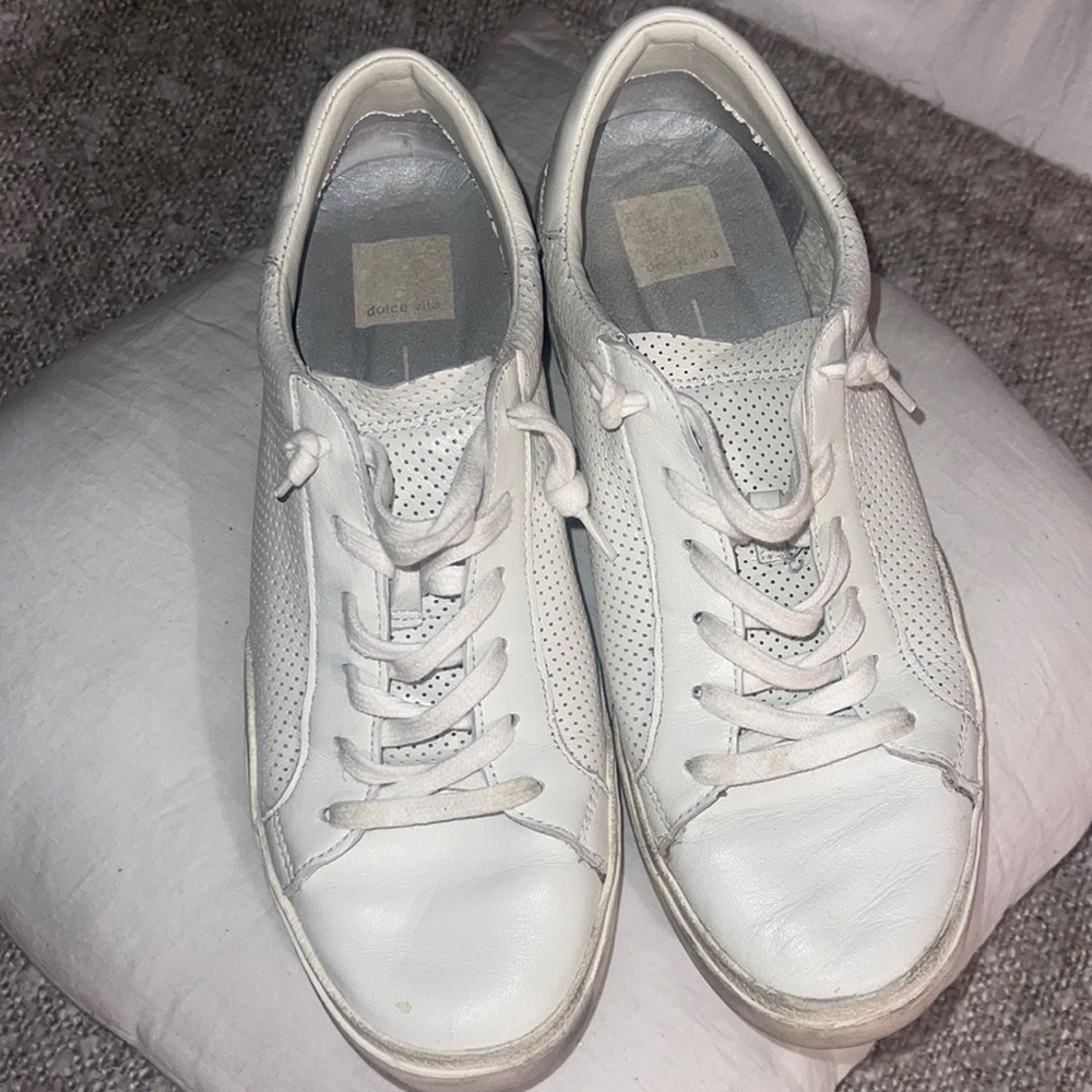 Dolce Vita, size 9, white sneakers.